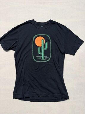 Men’s Wohven Cactus T-shirt Mens Medium Limited Edition 10/17 Black Graphic Logo